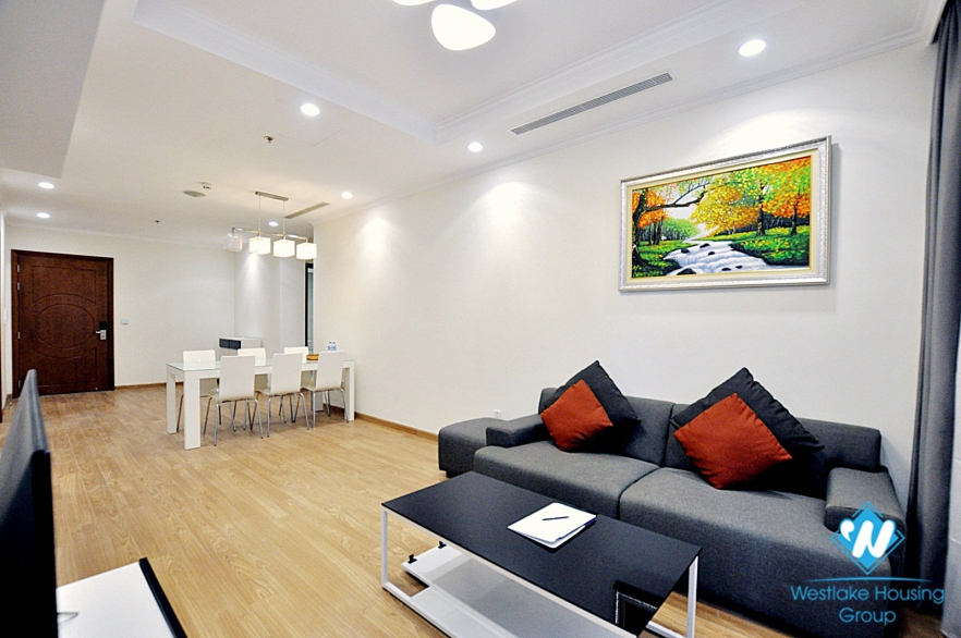 Modern three-star furnished three-bedroom apartment for rent at Time City Park Hill